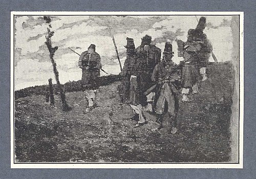 Soldiers, 1859, Giovanni Fattori