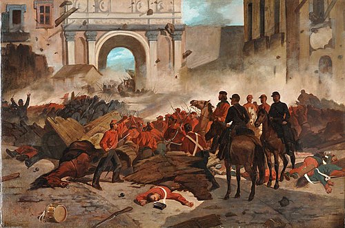 Garibaldi in Palermo, 1860, Giovanni Fattori
