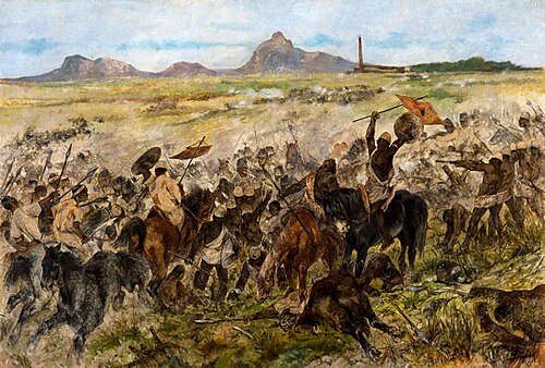 Episodio della battaglia di Kassala, 1906, Giovanni Fattori