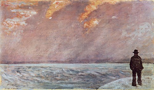 Marine au coucher de soleil, 1890, Giovanni Fattori