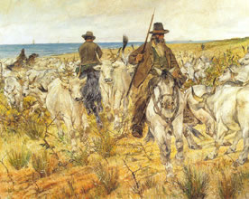 Butteri, 1893, Giovanni Fattori