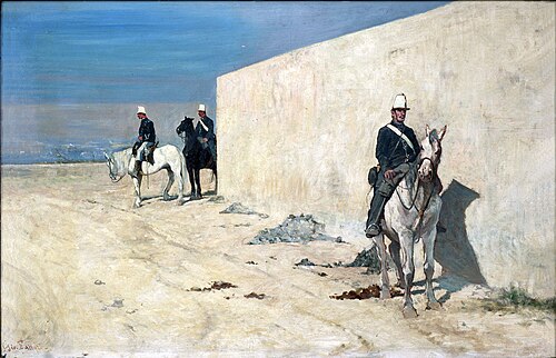 On the lookout, 1872, Giovanni Fattori