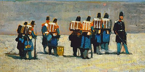 French soldiers, 1859, Giovanni Fattori