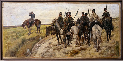 On reconnaissance, 1899, Giovanni Fattori