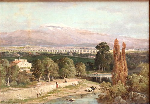 L'Aqueduc de Carpentras et le Mont Ventoux, , Jules Laurens