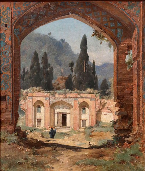 Les Ruines du palais d'Aschroff, 1894, Jules Laurens