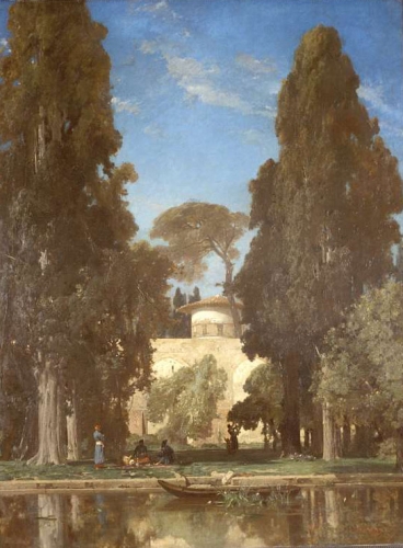 Jardin abandonnés d'Aschref (Perse), 1872, Jules Laurens