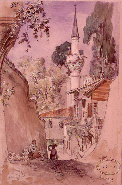 Les Rives du Bosphore. Yeniköy, 1901, Jules Laurens