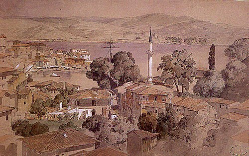 Panorama de la baie et du village de Tarabya, 1901, Jules Laurens