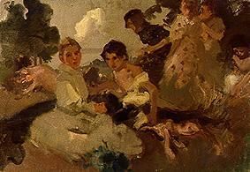 Kindergesellschaft, 1900, Arthur Langhammer