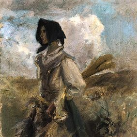 Mittagsstimmung (Heimkehrende Schnitterin), , Arthur Langhammer