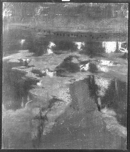 Versumpfter Teich, 1895, Arthur Langhammer