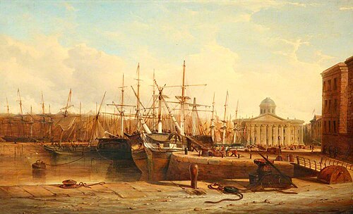 Canning Half-Tide Dock, Liverpool, 1852, Orlando Norie