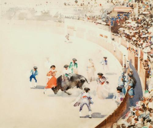 Banderilleros à Pied - Arthur Melville, 1890, Arthur Melville