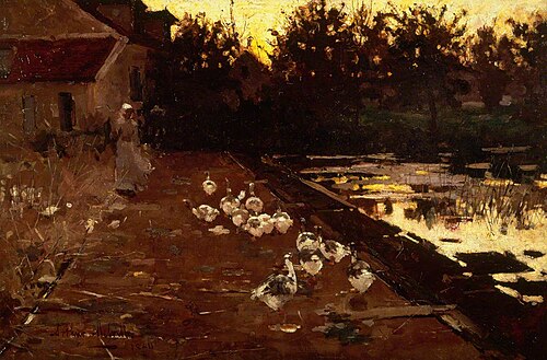 Homeward, 1880, Arthur Melville