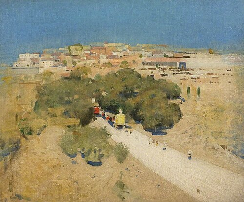 A Spanish Sunday, Going to the Bullfight, 1891, Arthur Melville