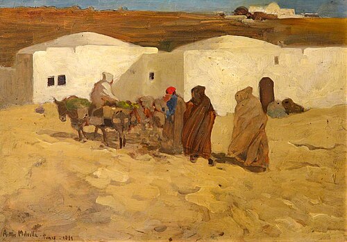 A Scene in Tunis, 1899, Arthur Melville