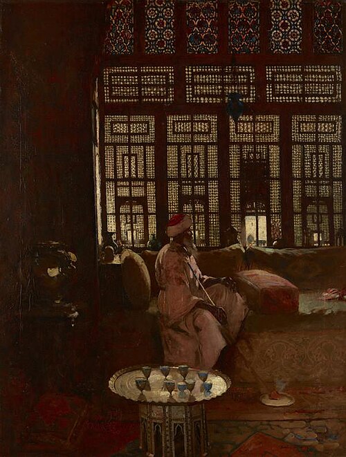 An Arab Interior, 1881, Arthur Melville
