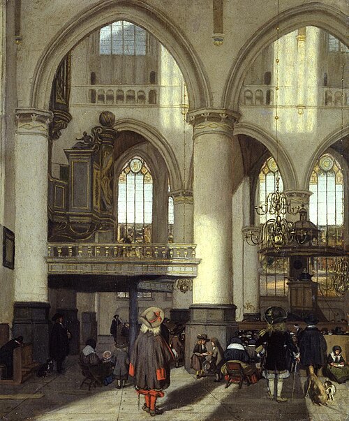 Das Innere der Oude Kerk in Amsterdam, 1685, Emanuel de Witte