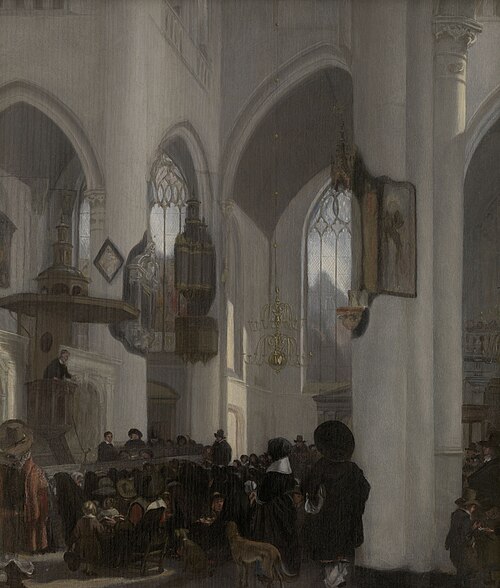 Intérieur d’église, 1650, Emanuel de Witte