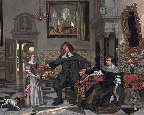 Portrait of a Family in an Interior (family of Pieter de Graeff), 1678, Emanuel de Witte