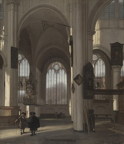 Interior of a Church, 1680, Emanuel de Witte