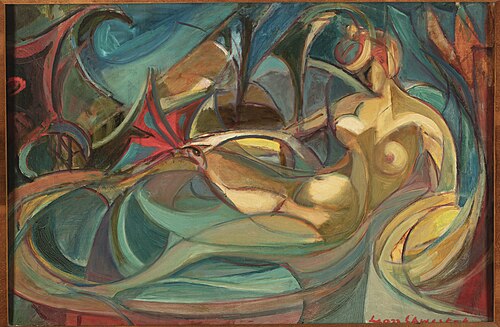 Bathing women, 1920, Leon Chwistek
