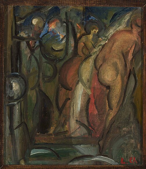 Bathers, 1920, Leon Chwistek