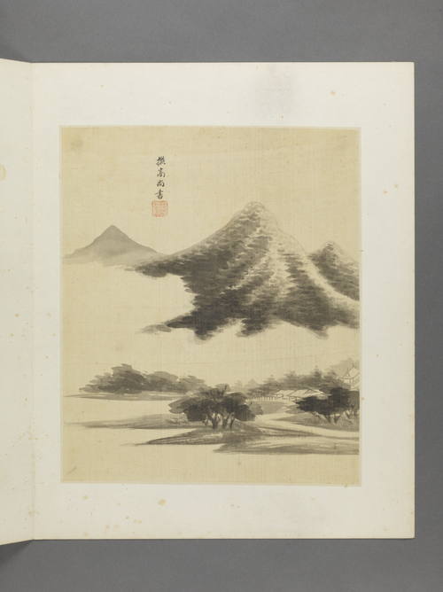 王鉴仿古山水册, , Wang Jian