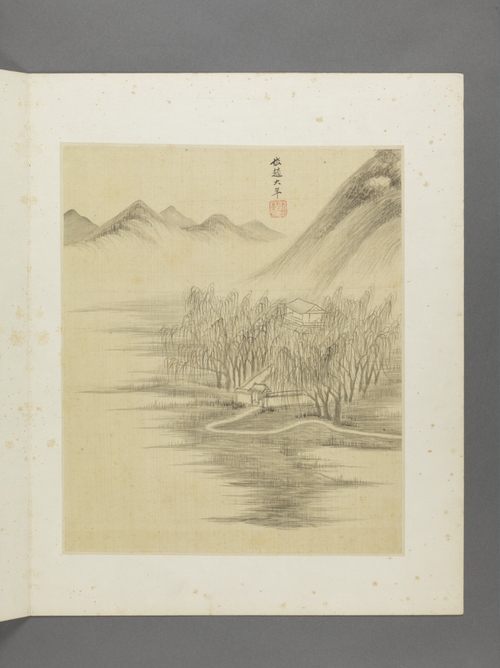 王鉴仿古山水册, , Wang Jian