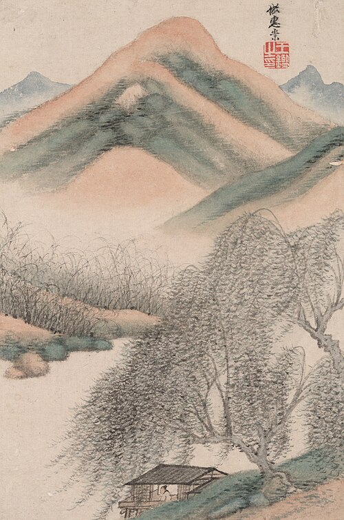Landscapes in the Styles of Old Masters; In the Style of Huichong, 1669, Wang Jian
