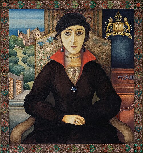 Portrait of Julia Szyk, 1926, Arthur Szyk