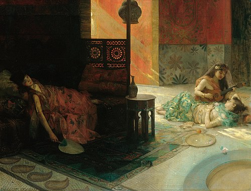 Harem Scene, 1884, Henry Siddons Mowbray