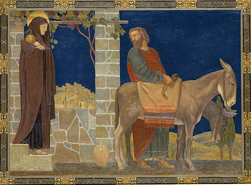 The Flight into Egypt, 1915, Henry Siddons Mowbray