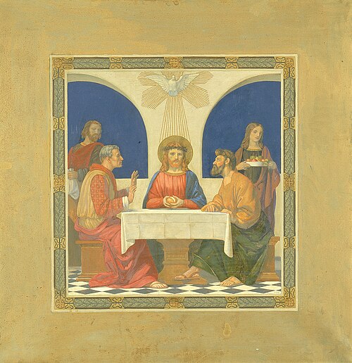 Supper at Emmaus, 1920, Henry Siddons Mowbray