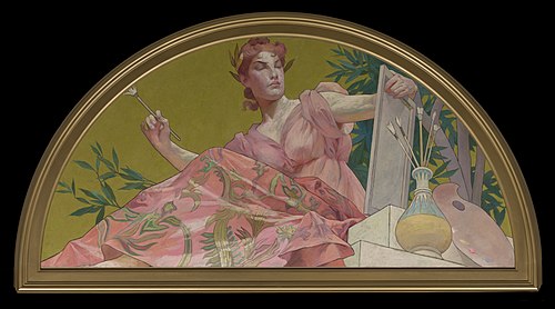 Muse of Painting, 1893, Henry Siddons Mowbray