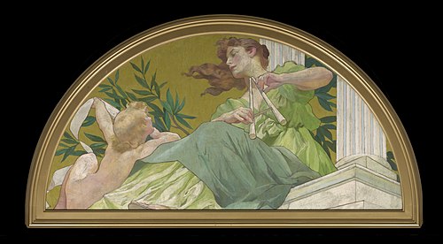 Muse of Music, 1893, Henry Siddons Mowbray
