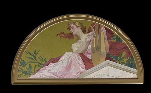 Muse of Lyric Poetry, 1893, Henry Siddons Mowbray