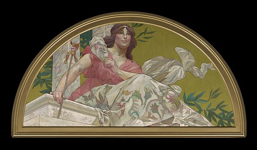Muse of Comedy, 1893, Henry Siddons Mowbray