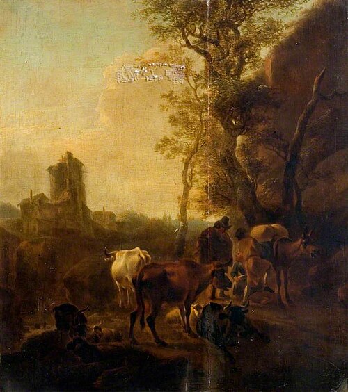 Landscape with Cattle, , Nicolaes Pieterszoon Berchem