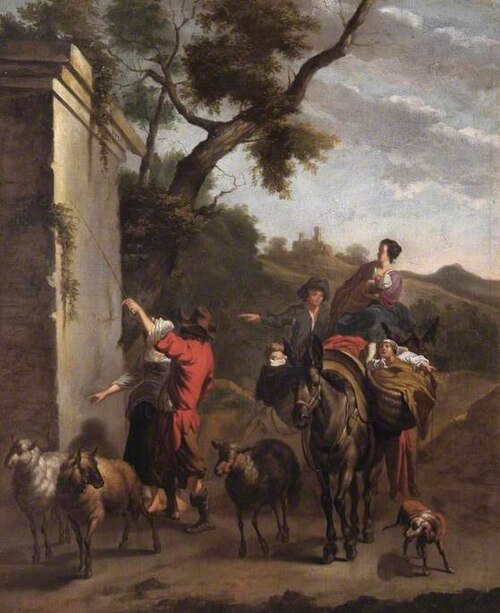 Halt at the Ruin, , Nicolaes Pieterszoon Berchem