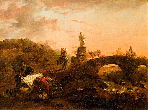 Landscape with Cattle, , Nicolaes Pieterszoon Berchem