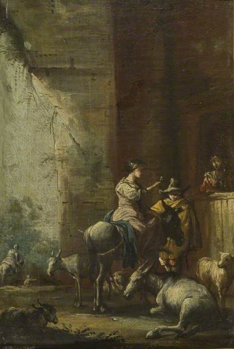 Figures and Cattle, , Nicolaes Pieterszoon Berchem