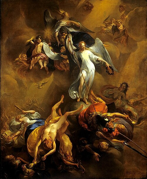 Cnota zwycięża Przemoc, 1670, Nicolaes Pieterszoon Berchem