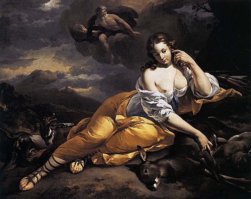 Callisto and Jupiter, 1640, Nicolaes Pieterszoon Berchem
