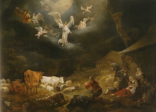 The Annunciation to the Shepherds, 1649, Nicolaes Pieterszoon Berchem