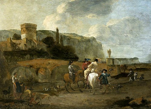Italian landscape., 1650, Nicolaes Pieterszoon Berchem