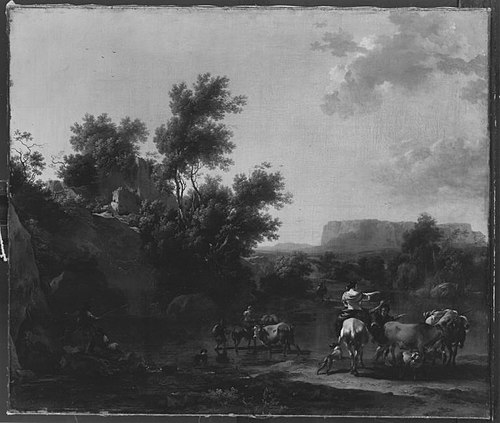 Italianate Landscape, 1652, Nicolaes Pieterszoon Berchem