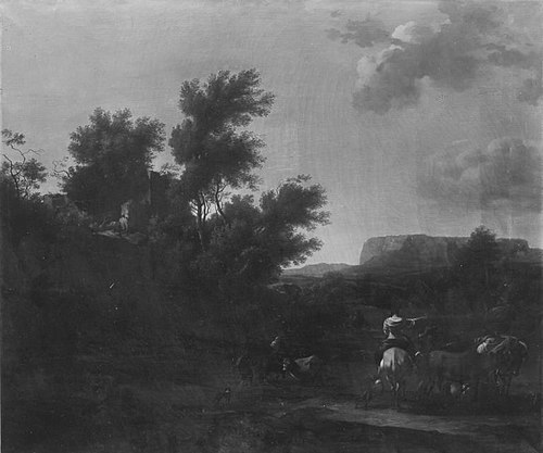 Italianate Landscape with Cattle and Shepherds, 1652, Nicolaes Pieterszoon Berchem