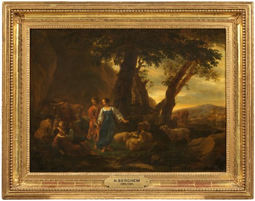 Landscape with Peasants and Cattle, 1659, Nicolaes Pieterszoon Berchem